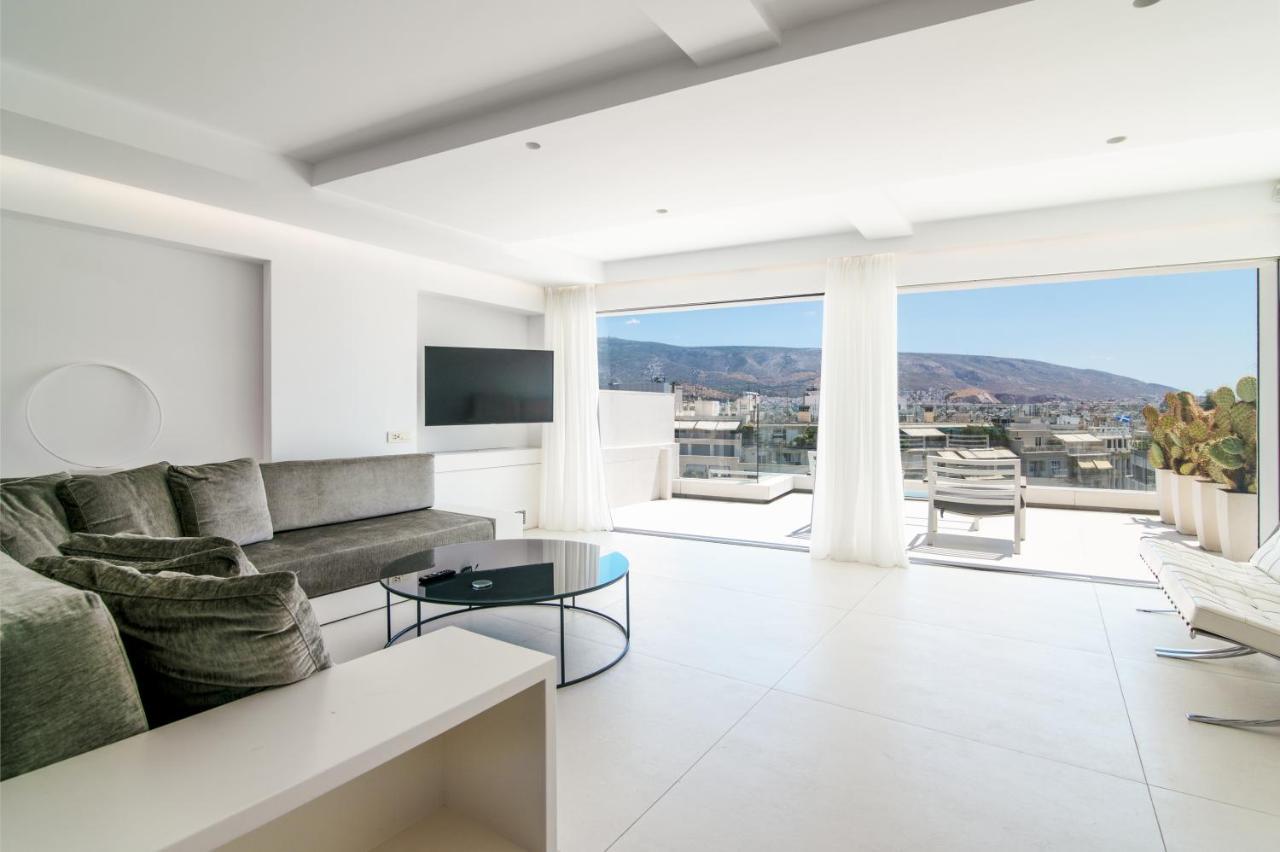 Kolonaki Square Panorama Penthouse Apartment เอเธนส์ ภายนอก รูปภาพ